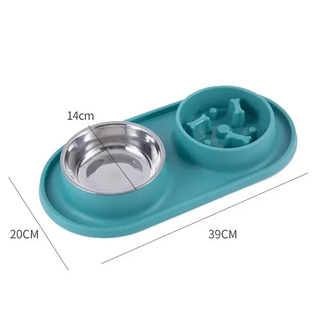 Slow Feeder & Water Bowl