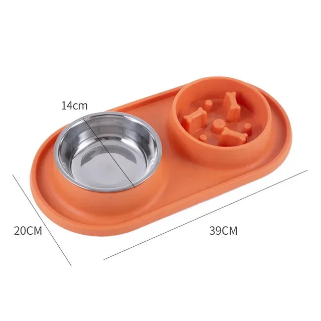 Slow Feeder & Water Bowl