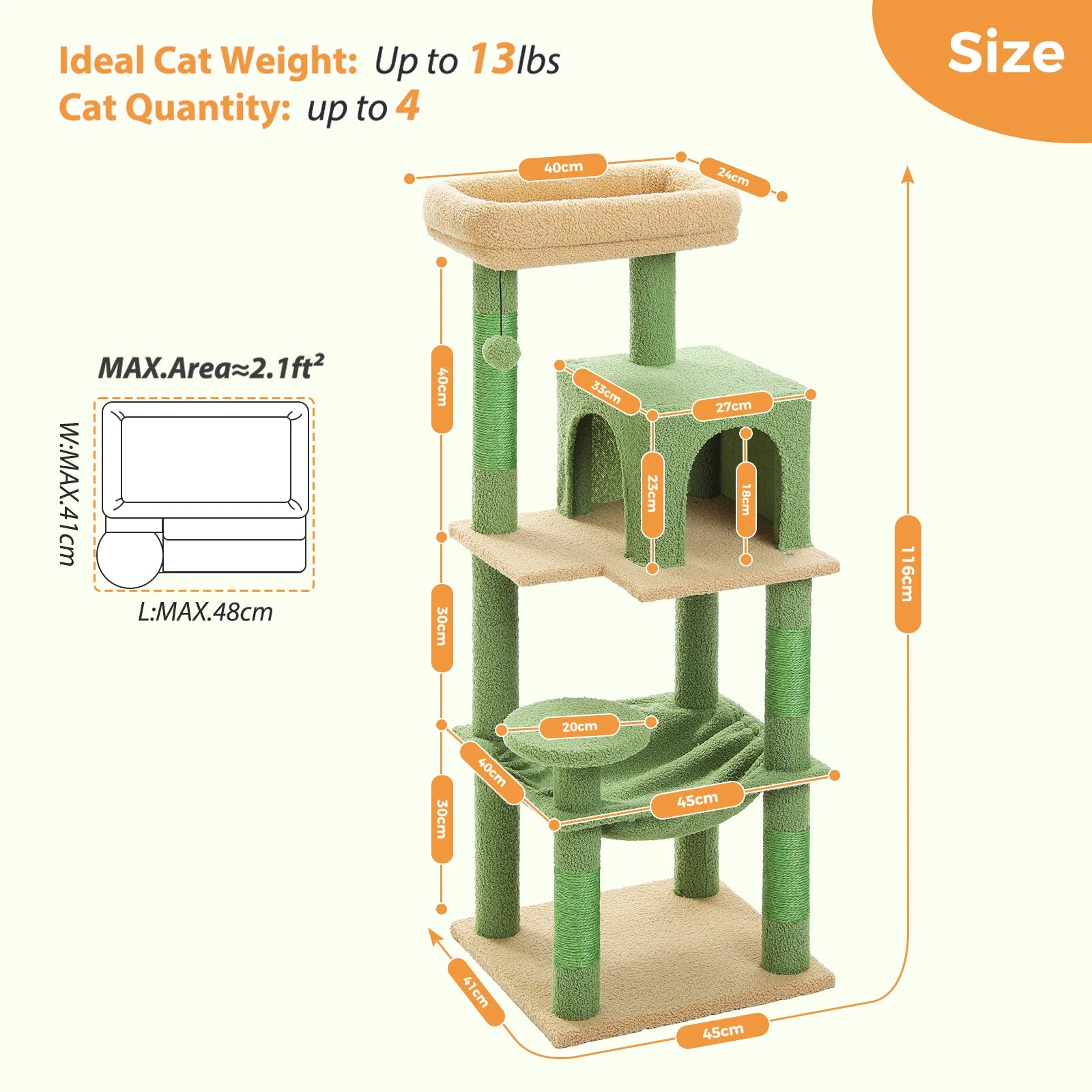 5-Level Cat Tower