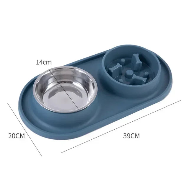 Slow Feeder & Water Bowl