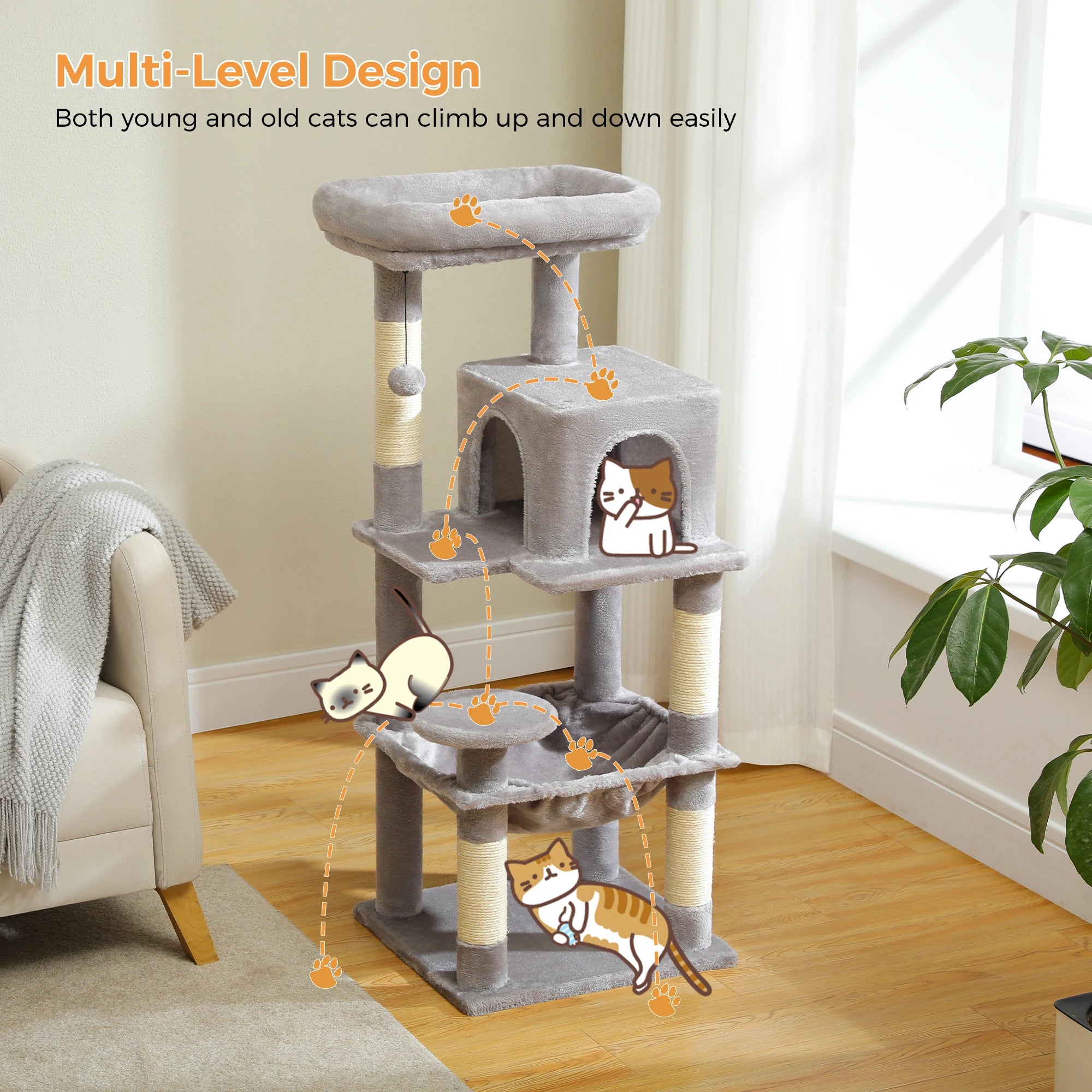 5-Level Cat Tower
